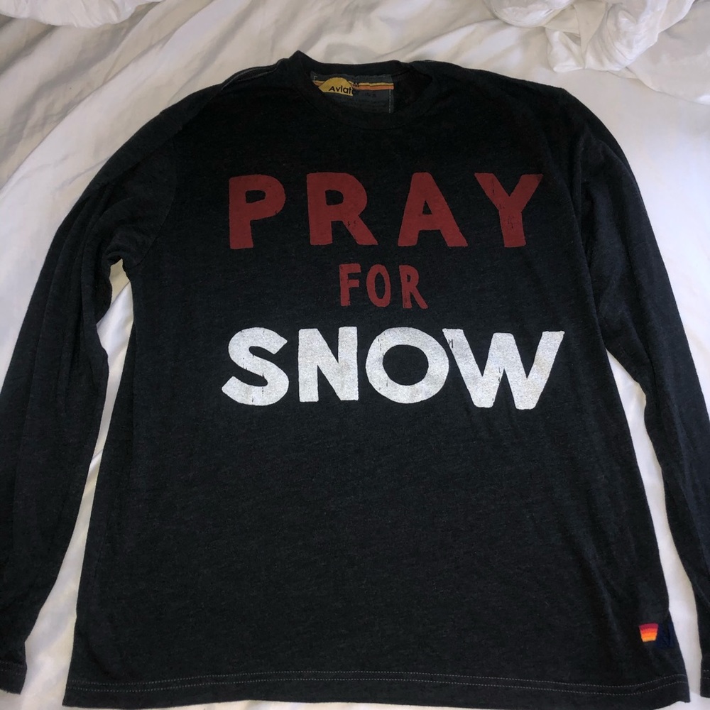 Aviator Nation Pray for Snow Long Sleeve